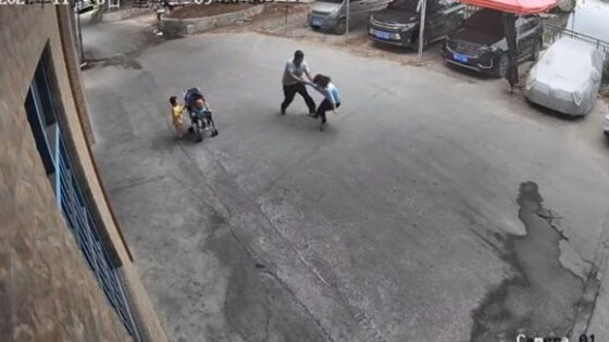 Woman walking her baby and kid attacked by man in China Photo 0001 Video Thumb