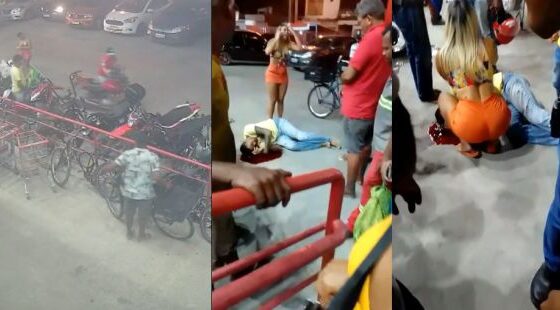 Man is chased and shot dead in brazil for no apparent reason action captured by surveillance camera Photo 0001 Video Thumb