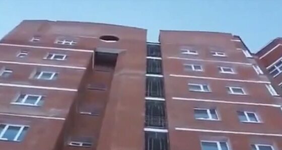 Dude jumped from 9th floor balcony in russia Photo 0001 Video Thumb