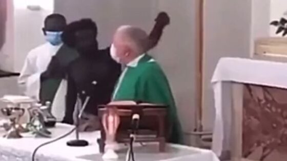 Man beats priest and steals his bible in france Photo 0001 Video Thumb