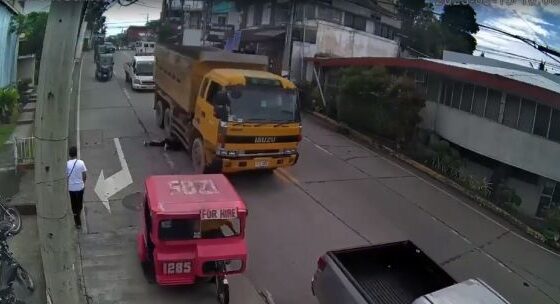 Man commits suicide by throwing himself under the wheel of a moving truck Photo 0001 Video Thumb