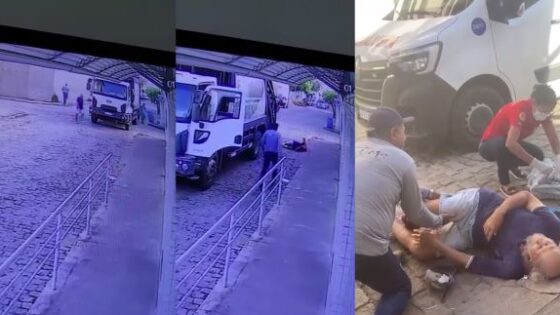 Old man gets hit by garbage truck in brazil and has his legs crushed Photo 0001 Video Thumb