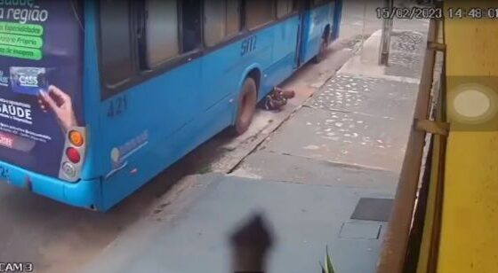 Physically disabled man is run over by the very bus he just disembarked in brazil Photo 0001 Video Thumb