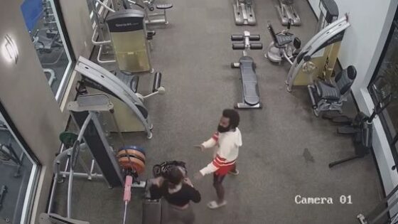 Woman is molested in the gym Photo 0001 Video Thumb