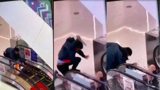 Woman stabbed to death on escalator at shopping mall in china Photo 0001 Video Thumb