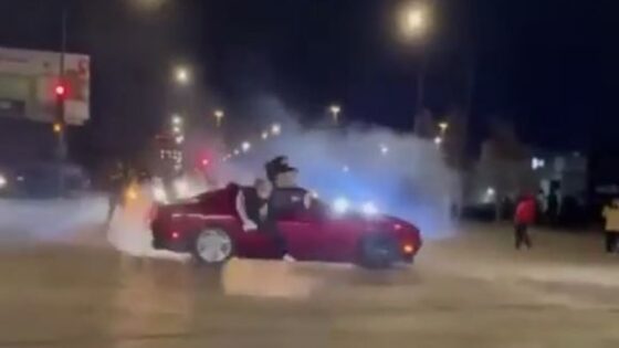 Woman thrown out of car and run over by it during car meetups for illegal stunts in chicago Photo 0001 Video Thumb