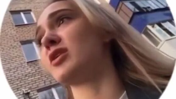 Cute russian girl accidentally recorded man jumped from window Photo 0001 Video Thumb