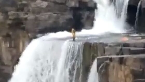 Girl jumped from 100 feets waterfall and disappeared Photo 0001 Video Thumb