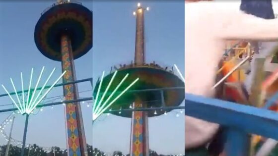 High rise tower swing at rajasthan fair crashes to the ground Photo 0001 Video Thumb