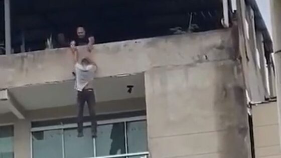 Man try to suicide by jumping from high building Photo 0001 Video Thumb