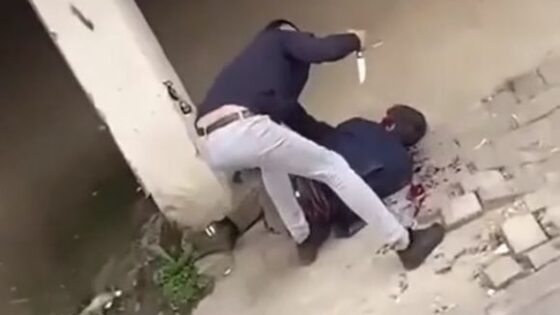 Man brutally stabbed on face by psycho guy Photo 0001 Video Thumb