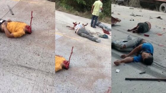 Victim is brutally beheaded in a terrible traffic accident in honduras Photo 0001 Video Thumb