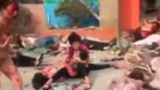 Bomb explodes in school and leaves injured in some country in asia Photo 0001 Video Thumb