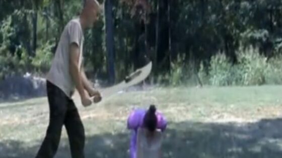 Two perfect machete beheading simulation videos Photo 0001 Video Thumb