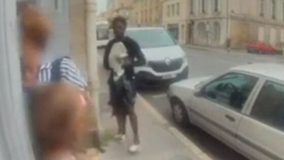 Black man attacks woman and her daughter in france Photo 0001 Video Thumb