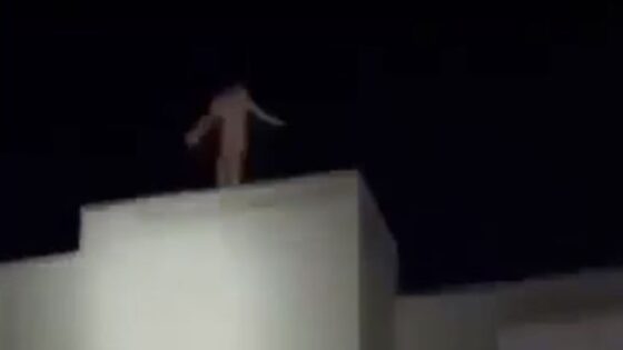 Man without clothes jumped from roof top building Photo 0001 Video Thumb