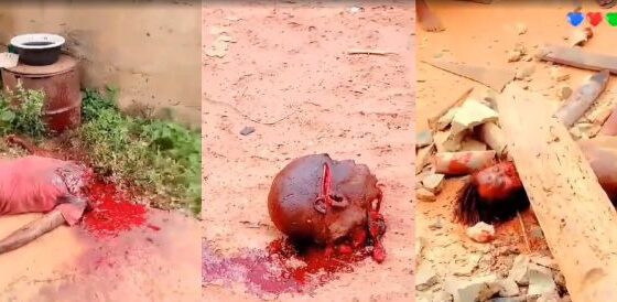 Suspected mad man who beheads man in ogun stone to death Photo 0001 Video Thumb