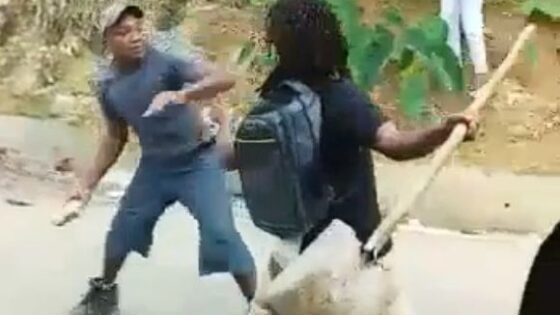 Two caribbean men fighting over land rights Photo 0001 Video Thumb