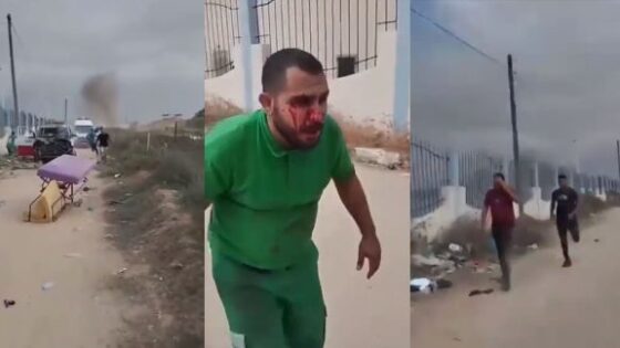 Israeli warplanes bombed ambulance crews in the gaza strip Photo 0001 Video Thumb