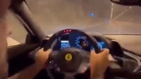 Man driving ferrari at high speed suffers terrible accident Photo 0001 Video Thumb