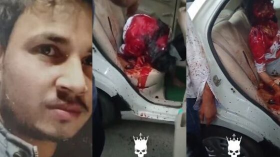 Man stabs woman in taxi in delhi lado sarai india Photo 0001 Video Thumb