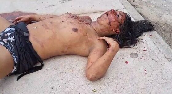 Trans allegedly involved in gang dispute is killed in brazil and left on the street Photo 0001 Video Thumb