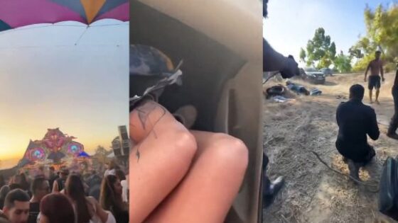 Video from the israeli music festival shows the moment it was invaded by radicals from the hamas group in israel during the attack that resulted in death pain and suffering Photo 0001 Video Thumb