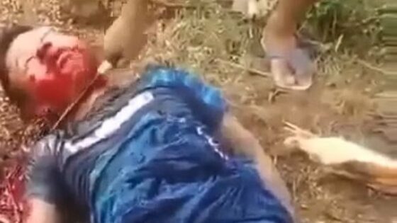 Rebels brutally attack a man to death and then stab him in the heart in myanmar Photo 0001 Video Thumb