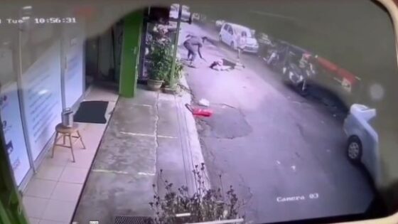 Nephew kills his aunt with a machete in the middle of the street because she supposedly disapproves of his romantic relationship with his own cousin Photo 0001 Video Thumb