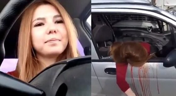 Woman recording live broadcasts her own death in a traffic accident Photo 0001 Video Thumb