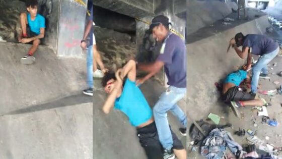 Homeless man is brutally stabbed to death in colombia where violence has no limits Photo 0001 Video Thumb