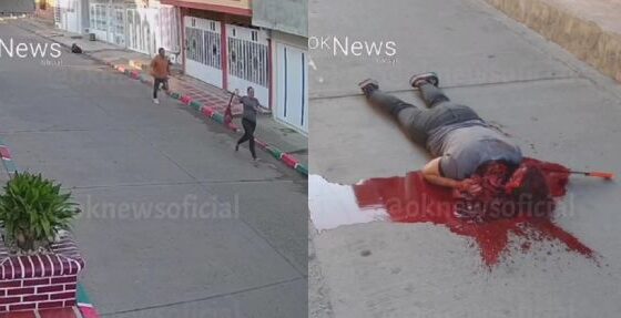 Man kills his girlfriend with a machete and beheads her in colombia on a public street Photo 0001 Video Thumb