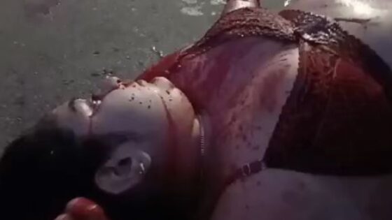 Woman kills her own husband and his lover by stabbing them in the heart in the middle of the street in brazil did she alone manage to stab them both to death Photo 0001 Video Thumb