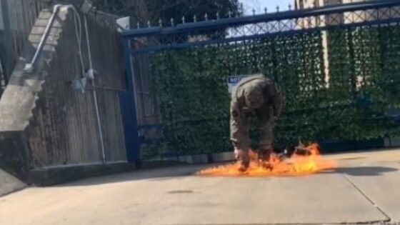 Us airman sets himself on fire in front of the israeli embassy in washington Photo 0001 Video Thumb
