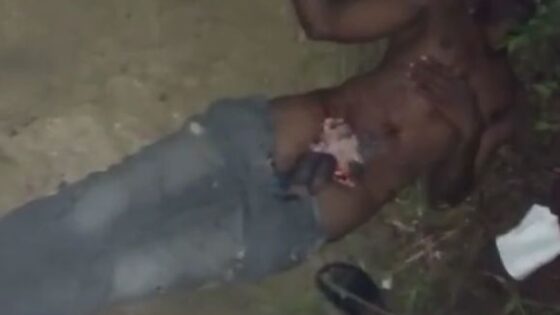 Full video of man captured by faction members executed and genital organ shot Photo 0001 Video Thumb