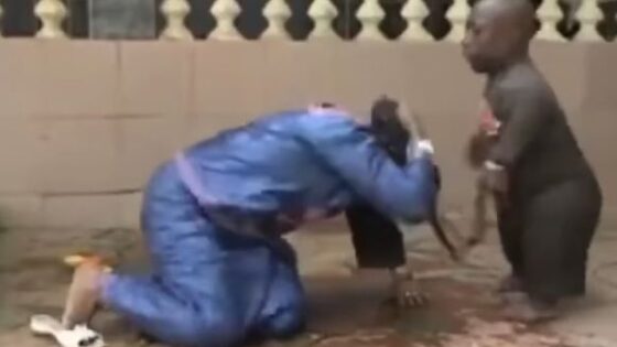 Dwarf brutally beating his wife for no revealed reason Photo 0001 Video Thumb