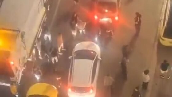 Hot news crowd of muslim migrants and leftists try to invade a hotel in athens greece which houses some jews in extreme violence Photo 0001 Video Thumb