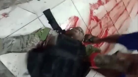 Brutally dead policeman is dragged by drug dealers in rio de janeiro brazil Photo 0001 Video Thumb