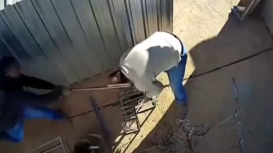 Employee attacks boss with an iron bar to the head in brazil Photo 0001 Video Thumb