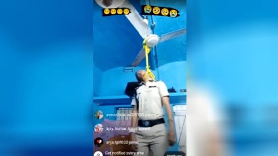 Female police officer hangs herself on live video call Photo 0001 Video Thumb