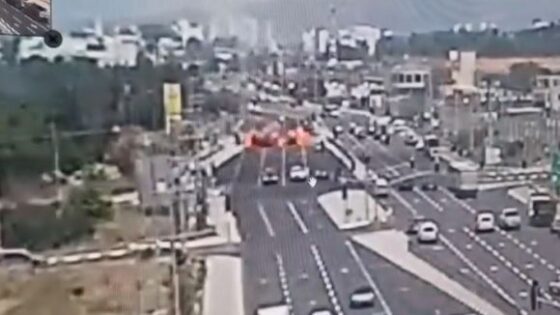 Hezbollah attacks israel with drones and leaves damage throughout the city Photo 0001 Video Thumb