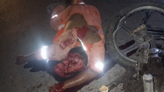 Man run over and crushed by truck on highway Photo 0001 Video Thumb