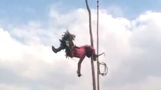 Performance goes wrong in africa and man falls from height Photo 0001 Video Thumb