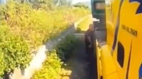 Truck driver pulls over to urinate but is stopped and run over while urinating Photo 0001 Video Thumb