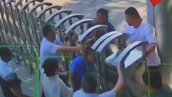 Security guard is trampled to death during forced entry into china Photo 0001 Video Thumb
