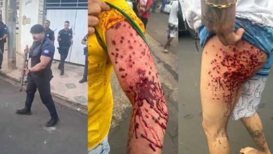 This is why you must respect the police in brazil they dont bow their heads for bums Photo 0001 Video Thumb