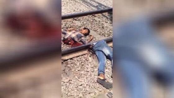 Guy cut in half by train breathing his last time Photo 0001 Video Thumb