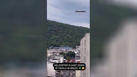 Helicopter is shot down at favela in brazil Photo 0001 Video Thumb