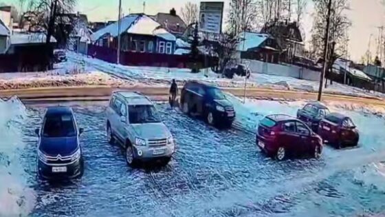 Man is run over by inattentive driver who claims he didnt see him standing in the parking lot Photo 0001 Video Thumb