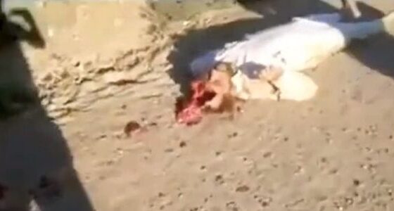 Man loyal to the assad regime is executed in syria during the rebel uprising that overthrew assad Photo 0001 Video Thumb